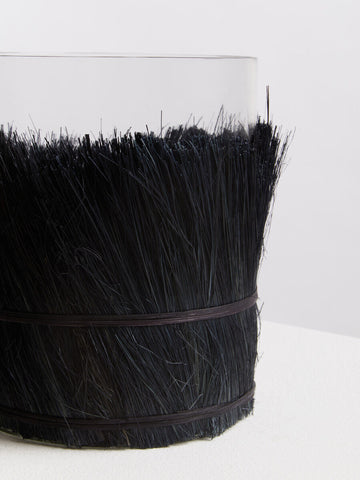 Kuta Black Large Candle Holder