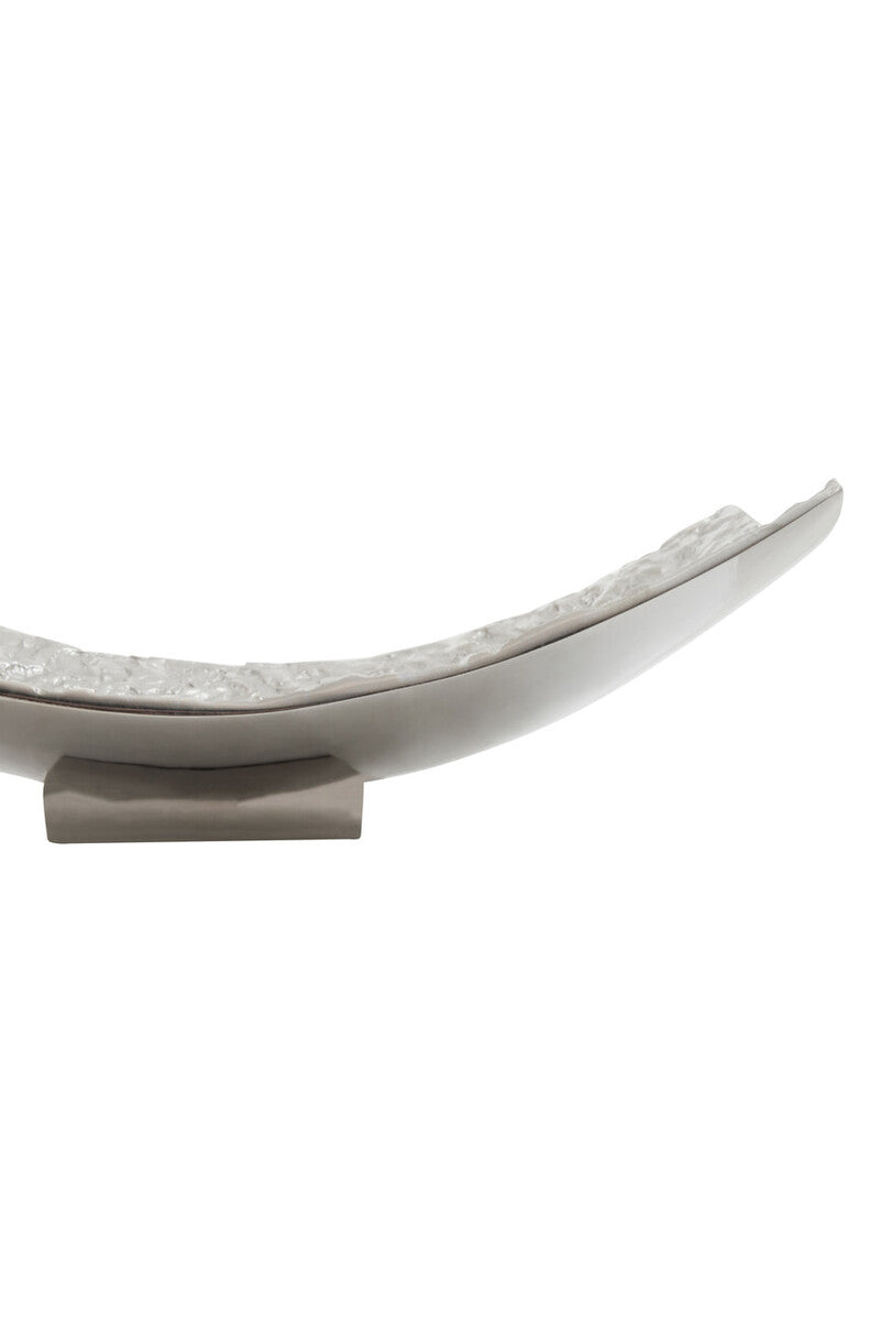 Akola Silver Finish Decorative Dish