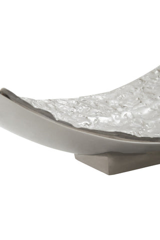 Akola Silver Finish Decorative Dish