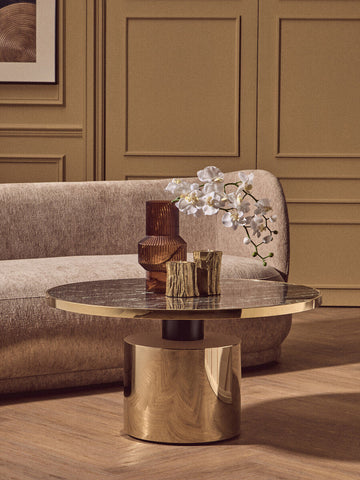 Akola Set Of Two Gold Tealight Holders