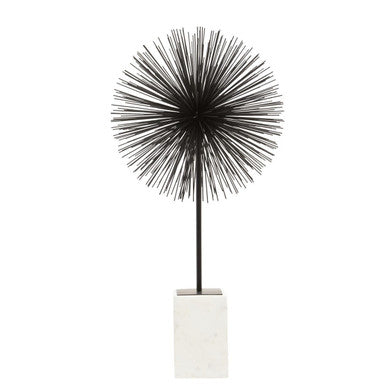 Mirano Black Finish Starburst Sculpture