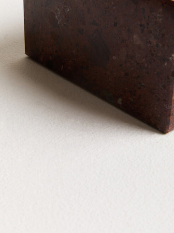 Salmo Square Red Marble Bowl