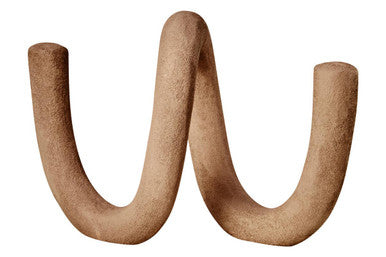 Dunas Large Textured Beige Loop Sculpture