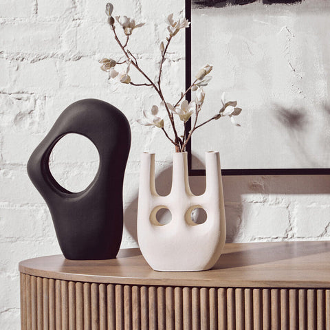Hapax Abstract Black Sculpture