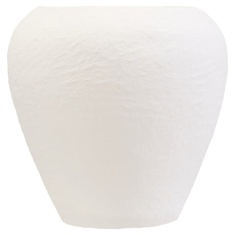 Sanai Cotton Mache Large White Planter