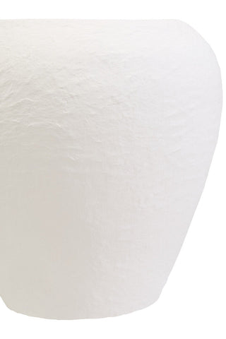 Sanai Cotton Mache Large White Planter
