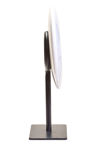 Zoro Extra Small Round Dia 15cm White Marble Disc Sculpture