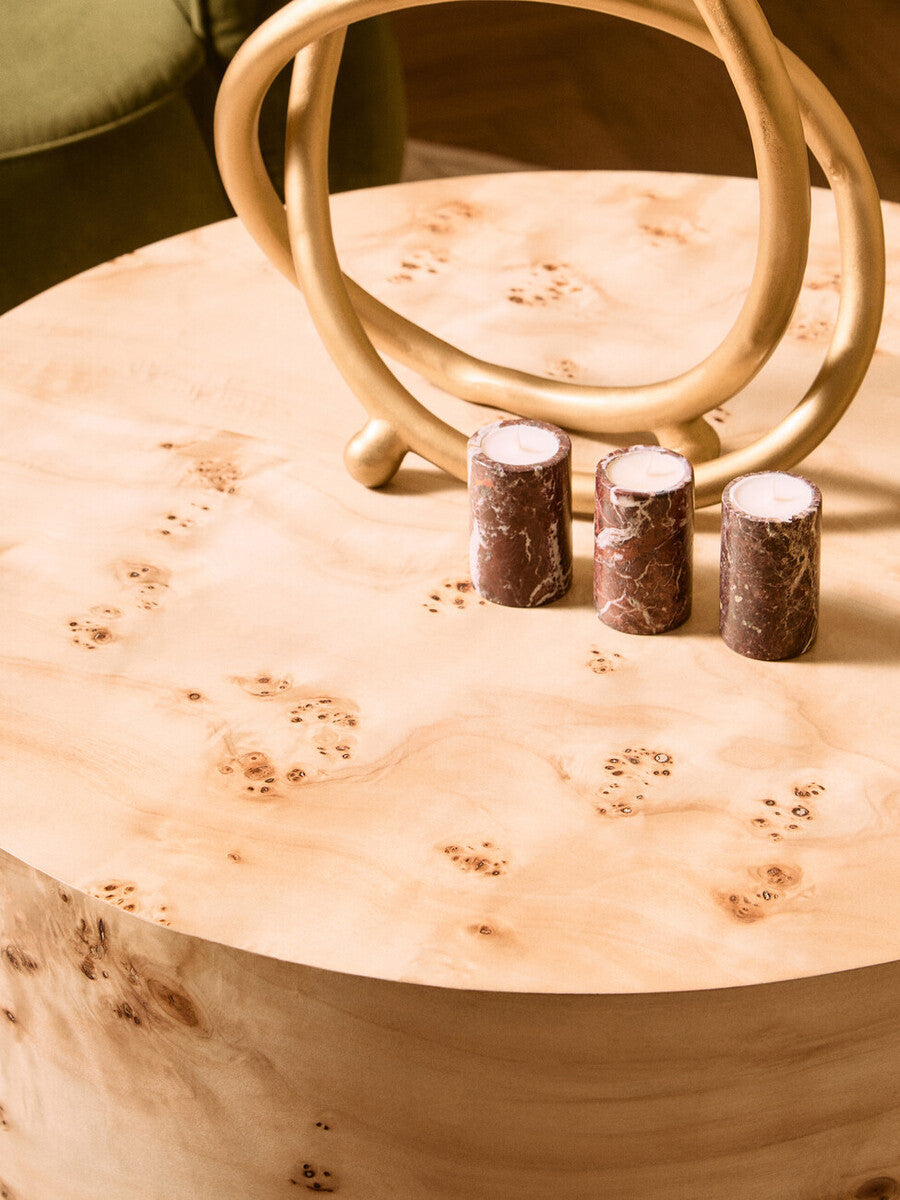 Prato Matte Gold Finish Twist Sculpture