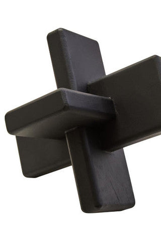 Cato Black Wood Sculpture