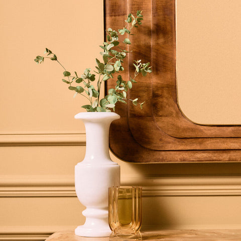 Zoro White Marble Vase