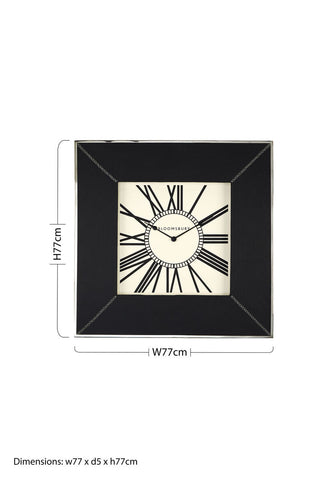 Kensington Townhouse Square Wall Clock