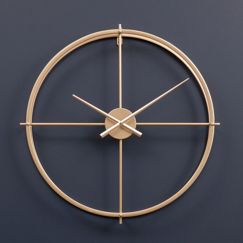 Kent Large Gold Finish Wall Clock