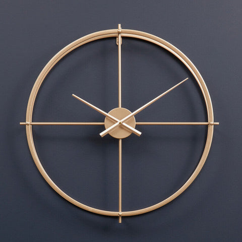 Kent Large Gold Finish Wall Clock