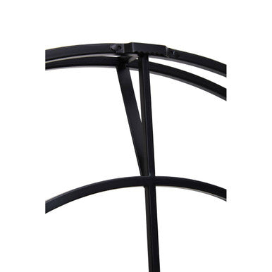 Kent Large Black Finish Metal Wall Clock