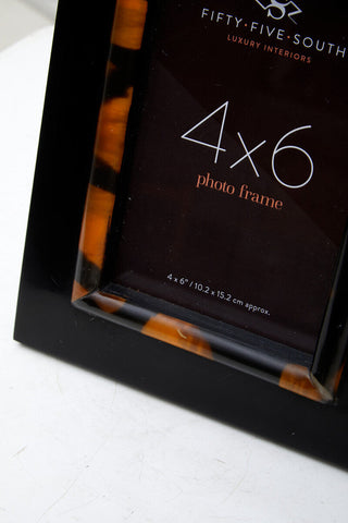 Roma 4 x 6 Inch Tortoise Shell Photo Frame