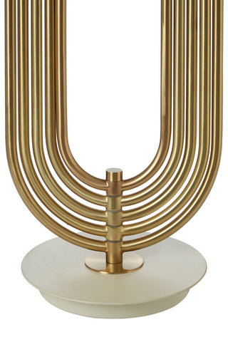 Metropolis Table Lamp with White shade