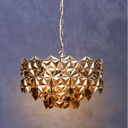 Rydello Smoked Grey Glass Chandelier