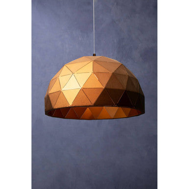 Mateo Large Coffee Dome Pendant Light