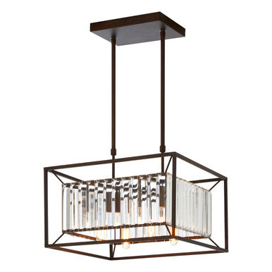 Akiko 4 Bulb Matte Black Celing Light