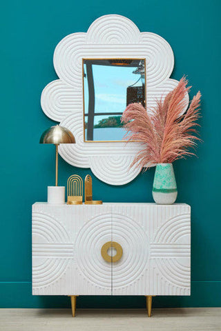 Murdoch Table Lamp with White Marble Base