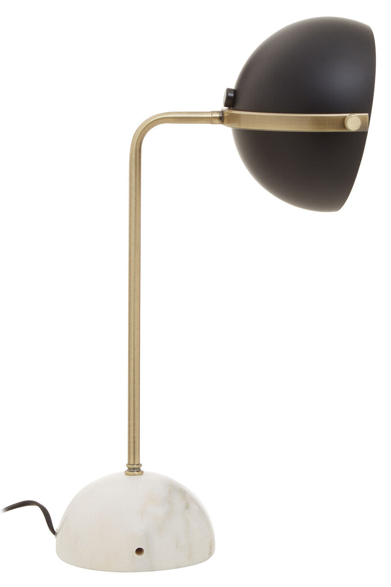 Murdoch Brass Finish Table Lamp with Marble Base