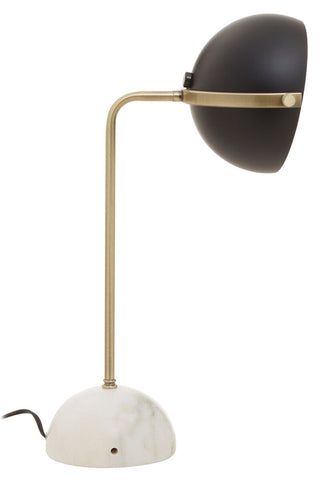 Murdoch Brass Finish Table Lamp with Marble Base