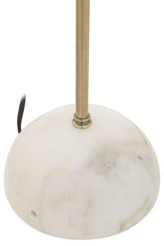Murdoch Brass Finish Table Lamp with Marble Base