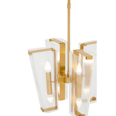 Celeste Antique Brass Finish Pendant Light