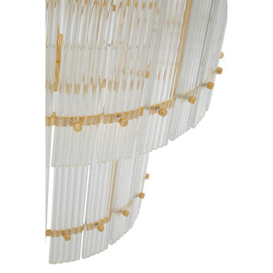 Ritz Six Bulb Glass Pendant Light