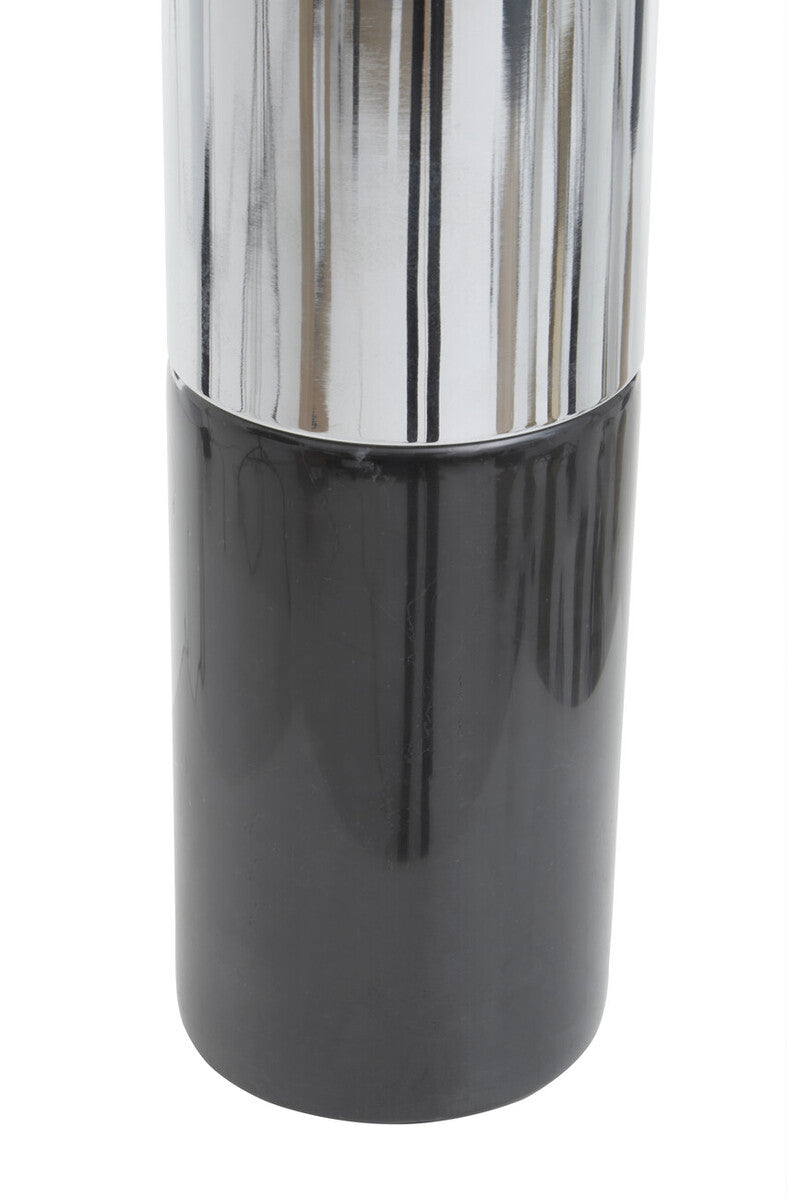 Edgar Black Marble and Chrome Table Lamp