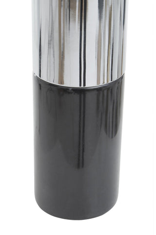 Edgar Black Marble and Chrome Table Lamp