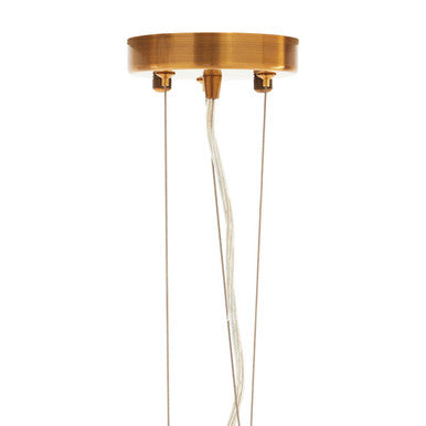 Kensington Townhouse 3 Bulb Bronze Pendant Light