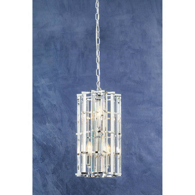 Karli Chrome Finish Small Vertical Light
