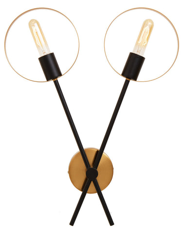 Trieste Two Bulb Ring Wall Light