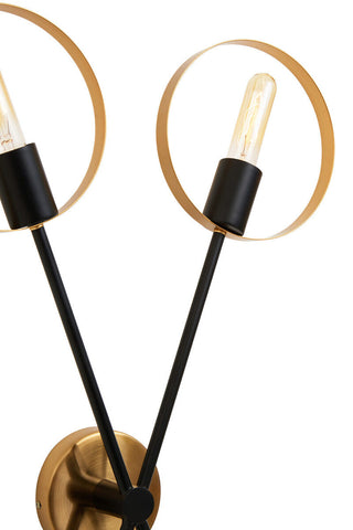 Trieste Two Bulb Ring Wall Light