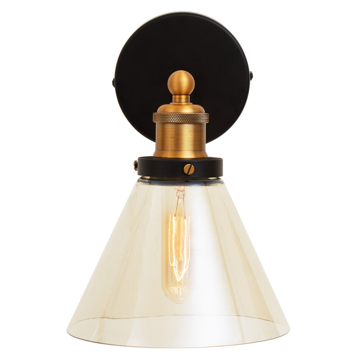Trieste Matte Black Wall Light
