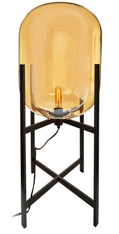 Trieste Champagne Glass Floor Lamp