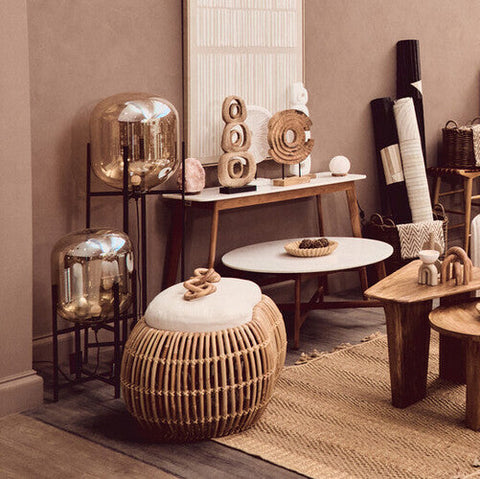 Trieste Champagne Glass Floor Lamp