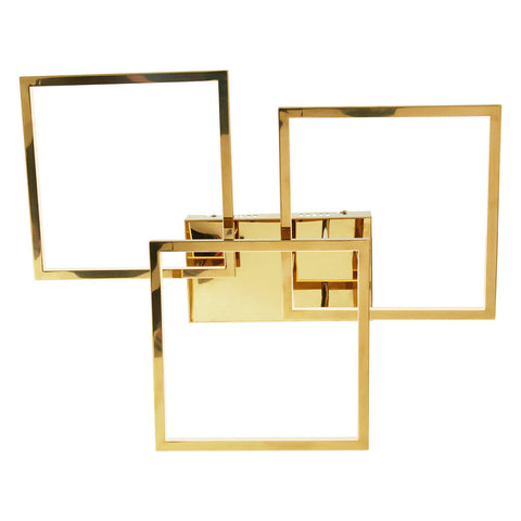 Trieste Three Square Ceiling Light
