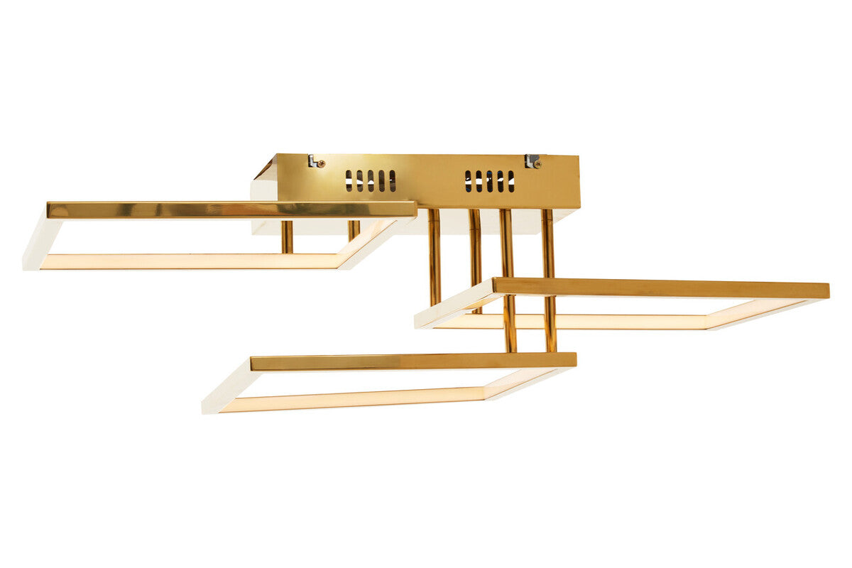 Trieste Three Square Ceiling Light