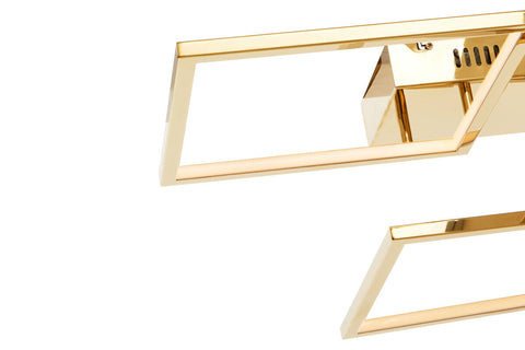 Trieste Three Square Ceiling Light