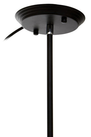 Abira Black And Chrome 16 Arm Pendant Light