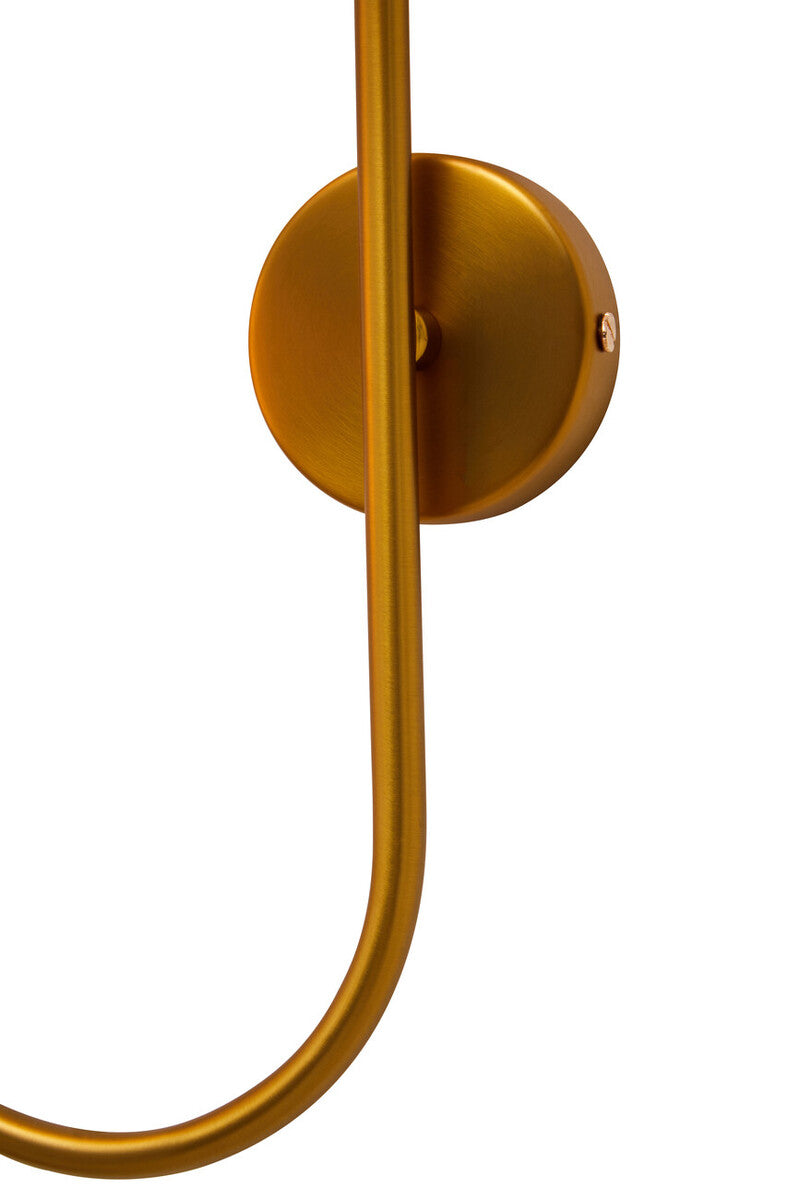 Abira Four Bulb White Glass Wall Light