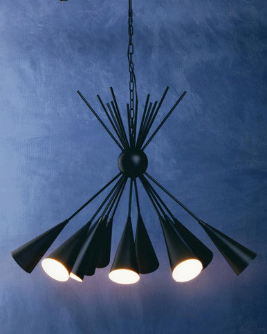 Yara Matt Black Pendant Light