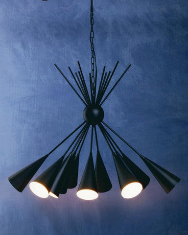 Yara Matt Black Pendant Light