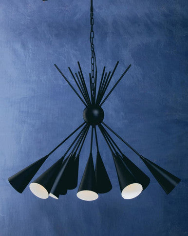 Yara Matt Black Pendant Light