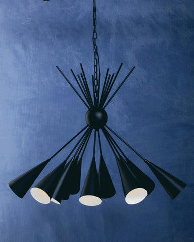 Yara Matt Black Pendant Light