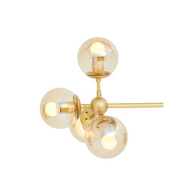 Abira Gold 8 Arm Pendant Light