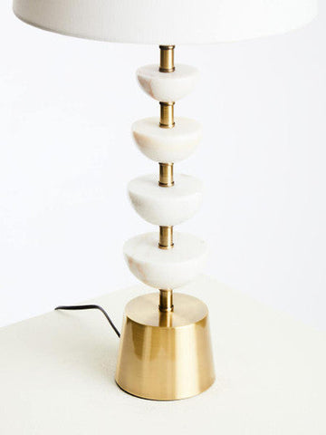 OcalaÂ White Table Lamp