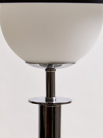 Octavia Silver Finish Metal Table Lamp